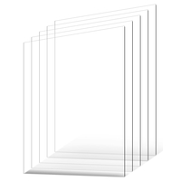 Φύλλα VEVOR 5 συσκευασιών PET/Plexiglass 24 x 36 ιντσών Πλαστικά φύλλα πάχους 0,04 ιντσών