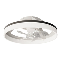 ΑΝΕΜΙΣΤΗΡΑΣ ΠΛΑΦΟΝΙΕΡΑ ΟΡΟΦΗΣ ΜΑΥΡΟΣ-ΔΙΑΦΑΝΟΣ Φ50 DC 20W