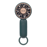 ΑΝΕΜΙΣΤΗΡΑΣ ΧΕΙΡΟΣ ΕΠΑΝΑΦΟΡΤΙΖΟΜΕΝΟΣ 500mAh ΣΚΟΥΡΟ ΠΡΑΣΙΝΟ