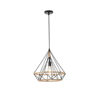 ΦΩΤΙΣΤΙΚΟ ΚΡΕΜΑΣΤΟ ΣΧΟΙΝΙ-ΜΕΤΑΛΛΟ ΜΟΝΟΦΩΤΟ Ε27 MAX 15W 380X380X1450mm ΜΑΥΡΟ-ΧΑΚI ARTE ILLUMINA FLARE