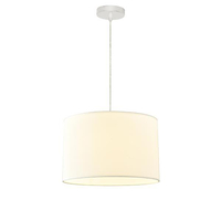 ΦΩΤΙΣΤΙΚΟ ΚΡΕΜΑΣΤΟ ΥΦΑΣΜΑ 1XΕ27 MAX 40WΦ380ΧH240mm ΛΕΥΚΟ ARTE ILLUMINA SOHO