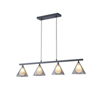 ΦΩΤΙΣΤΙΚΟ ΚΡΕΜΑΣΤΟ ΓΥΑΛΙ 4ΦΩΤΟ G9 MAX 4x10W 1080x1410mm ΦΙΜΕ ARTE ILLUMINA DELTA