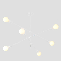 ΦΩΤΙΣΤΙΚΟ ΚΡΕΜΑΣΤΟ 6XΕ27 100X65 ΛΕΥΚΟ ARTE ILLUMINA