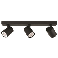 ΣΠΟΤ ΟΡΟΦΗΣ ΤΡΙΠΛΟ GU10 S1980 ΜΑΥΡΟ ARTE ILLUMINA BRAVA