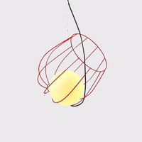 ΦΩΤΙΣΤΙΚΟ ΣΠΙΡΑΛ  Φ360 ΚΟΚΚΙΝΟ  ARTE ILLUMINA NAXOS