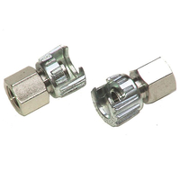 Μαστός θηλυκός με παξιμάδι ρακόρ 1/4" / 14010