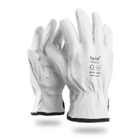 Γάντια δερμάτινα-πάνινα οδηγών Νο10 / 28144