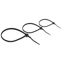 Δεστράκια 100τεμ. μαύρα Νο4,5x300mm / 3429