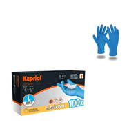 Γάντια νιτριλίου μπλε χωρίς πούδρα 100τεμ. L / 27760