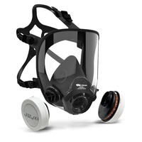 Μάσκα κεφαλής ολόκληρου προσώπου 742 διπλού φίλτρου για (A1, B1-E1  ή ABEK1P3) με κωδικούς 2401757105, 2401757205, 2401757902 (χωρίς φίλτρο) / 2351742100