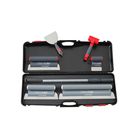 Σπατουλαδόροι σετ 7τεμ. DECOLISS για γυψοσανίδα (2 σκληρές σπάτουλες 10-30cm, 2 εύκαμπτες σπάτουλες 30-50cm, 1 συνδετικό για σπάτουλες, 1 τηλεσκοπικό κοντάρι: 2Χ0,70m και 1 σπάτουλα με πλαστική λαβή και μύτη PH2 / 80492