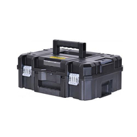 Πλαστική εργαλειοθήκη. Αφρώδες προστατευτικό με δυνατότητα διαμόρφωσης ανάλογα με τα αντικείμενα που θέλουμε να προφυλάξουμε. Δυο λαβές για απόλυτη ισορροπία και εύκολη μεταφορά. Δυνατότητα κλειδώματος για προστασία του εσωτερικού. Συμβατή με το σύστημα TSTAK. Διαστάσεις: 44x17,6x33,1cm. Χωρητικότητα: 13,5 Lt. Μέγιστο φορτίο: 30 kg / FMST1-71966 Πλαστική εργαλειοθήκη. Αφρώδες προστατευτικό με δυνατότητα διαμόρφωσης ανάλογα με τα αντικείμενα που θέλουμε να προφυλάξουμε. Δυο λαβές για απόλυτη ισορροπία και εύκολη μεταφορά. Δυνατότητα κλειδώματος για προστασία του εσωτερικού. Συμβατή με το σύστημα TSTAK. Διαστάσεις: 44x17,6x33,1cm. Χωρητικότητα: 13,5 Lt. Μέγιστο φορτίο: 30 kg / FMST1-71966