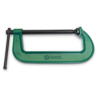 Σφιγκτήρας σε σχήμα C με άνοιγμα 200mm. Σκελετός από σίδηρο με βίδα από ατσάλι και περιστρεφόμενη λαβή με πείρο. / ST90436ST