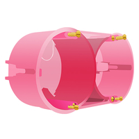 293 | ΕLBOX™  ΓΥΨ/ΔΑΣ 2ΠΛΟ ΔΙΑΚΟΠΤΟΥ ΙΡ30 68x145xh47