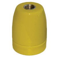 El427811 | Ντουι Vintage e27 Πορσελανησ|κιτρινο