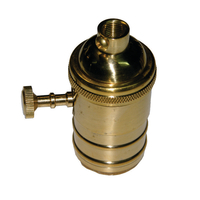 El427913 | Ντουι Vintage e27 Ορειχ/νο-Γυριστο Διακοπτακι|χρυσο Γυαλιστερο