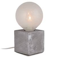 EL327107 |ΓΚΡΙ ΕΠΙΤΡΑΠΕΖΙΑ ΒΑΣΗ ΜΠΕΤΟΥ 10x10x10cm ΜΕ 1.8mt ΔΙΑΦΑΝΕΣ ΚΑΛΩΔΙΟ + ΦΙΣ ΙΙ+ ΔΙΑΚΟΠΤΑΚΙ {enjoySimplicity}™