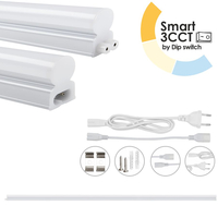 EL199415 | LED T5 Batten 20W|2000lm|3CCT3000-4000-6500k by Dip switch|1487x22.5xh36mm|{enjoysimplicity}™+cable 1mt+cable 15cm