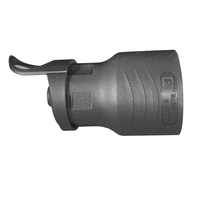 ELP44002 | ΦΙΣ SCHUKO 16Α ΜΕ ΛΑΒΗ ΘΗΛΥΚΟ ΘΕΡΜΟΠΛΑΣΤΙΚΟ IP20 ΜΑΥΡΟ