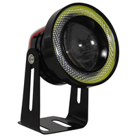 Σετ Προβολάκια Ομίχλης Angel Eyes 12 Volt 20 Watt Ψυχρό Λευκό 6000k GloboStar 55203