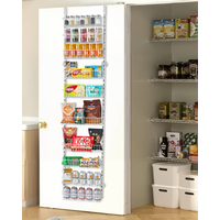VEVOR 10-Tier Over the Door Pantry Organizer Κρεμαστό ράφι αποθήκευσης Ρυθμιζόμενο