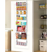 VEVOR 8-Tier Over the Door Pantry Organizer Κρεμαστό ράφι αποθήκευσης Ρυθμιζόμενο