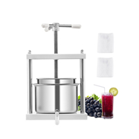 Εγχειρίδιο VEVOR Fruit Wine Press for Wine Making 1,45 Gal/5L από ανοξείδωτο χάλυβα