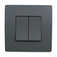 EL BASIC TG103 2 BUTTONS 1 WAY SWITH GRAPHITE-OLD