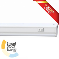 EL199404_MS | EL199404_MS | LED T5 SMART 3CCT ΜΕ ΜΕΜORY ΔΙΑΚΟΠΤΗ | ΔΕΝ ΠΕΡΙΕΧΕΤΑΙ ΚΑΛΩΔΙΟ | 14W  | 1330/1580/1400lm | 3000k/4000K/6500k | 1212x27xh37mm -Νέτο τιμή
