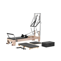 VEVOR Pilates Reformer Ξύλινο μηχάνημα Pilates Εξοπλισμός γυμναστικής για το σπίτι