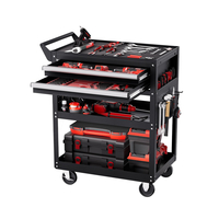 VEVOR 5-επιπέδων καρότσι εργαλείων σε τροχούς 400 λίβρες κυλιόμενο καρότσι εργασίας με συρτάρι & μανταλάκι