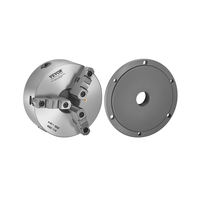 VEVOR 8 σε 3-Jaw Self-centring Lathe Chuck 2 1/4 in-8 Backing Plate με σπείρωμα
