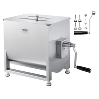 VEVOR Manual Meat Mixer 80L Fixed Tank Mixing Max 80LB for Meat Sausage Mixer