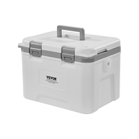 VEVOR Portable Cooler 21 QT Insulated Cooler 30 Can Capacity with Handles Strap