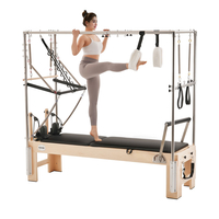 VEVOR Pilates Reformer Ξύλινο μηχάνημα Pilates Εξοπλισμός γυμναστικής για το σπίτι