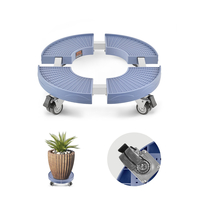 VEVOR Στρογγυλός κάδος απορριμμάτων Dolly με ρόδες 15-22,8 σε ρυθμιζόμενο πλαστικό κάδο Dolly