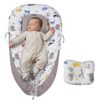 VEVOR Baby Lounger Infant Nest Lounger 100% Cotton Co με προσκέφαλο