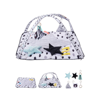 VEVOR Baby Play Gym Mat Tummy Time Activity Mat με 6 Sensory Toy 34,4" x 34,4