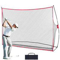 VEVOR Golf Practice Hitting Net, τεράστιο δίχτυ γκολφ 10,8x7ft, Προσωπική εμβέλεια οδήγησης για εσωτερική χρήση σε εξωτερικό χώρο, φορητό οικιακό βοήθημα γκολφ με πλαίσιο και τσάντα μεταφοράς από συμπαγές υαλοβάμβακα, δώρο για άνδρες, λάτρης του γκολφ