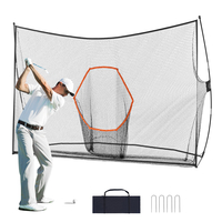 VEVOR Golf Practice Hitting Net, τεράστιο δίχτυ γκολφ 10,8x7ft, Προσωπική εμβέλεια οδήγησης για εσωτερική χρήση σε εξωτερικούς χώρους, φορητό οικιακό βοήθημα γκολφ με πλαίσιο Target/Fiberglass/Carry Bag, Δώρο για άνδρες, Λάτρεις του γκολφ