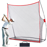 VEVOR Golf Practice Hitting Net, τεράστιο δίχτυ γκολφ 7,8x7ft, Προσωπική εμβέλεια οδήγησης για εσωτερική ή εξωτερική χρήση, φορητό οικιακό βοήθημα γκολφ με πλαίσιο και τσάντα μεταφοράς από συμπαγές υαλοβάμβακα, δώρο για άνδρες, λάτρης του γκολφ
