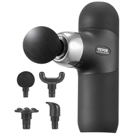 VEVOR Mini Massage Gun Deep Tissue Percussion Muscle Massager 4 ταχύτητες 4 κεφαλές