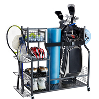 VEVOR Golf Storage Garage Organizer 2 Βάση για τσάντες γκολφ Club Rack Ball Cart