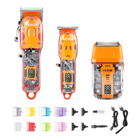 VEVOR Professional Hair Clipper for Men 3-in-1 Hair Clipper Trimmer & Shaver Set