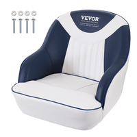 VEVOR Boat Seat Captain Bucket Seat Fishing Pontoon Boat Seat Padding Chair 1 pc
