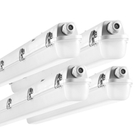 VEVOR 4PCS 4FT LED Ατμόλουτρο 60W/50W/40W Επιλέξιμο 5400/6400/7400LM