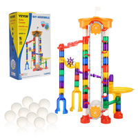 VEVOR Marble Run Set 153 ΤΕΜ με Μηχανοκίνητο Ανελκυστήρα Εκπαιδευτικό δώρο για παιδιά
