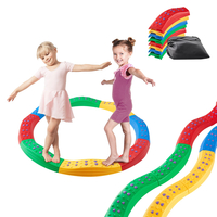 VEVOR Kids Balance Beam Stepping Stones Gymnastics Children Balance Board 8 ΤΕΜ