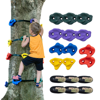 VEVOR Ninja Kit Climbing Tree 12 Tree Climbing Hold 6 Ratchet Straps Outdoor