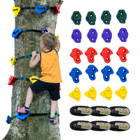 VEVOR Ninja Kit Climbing Tree 20 Tree Climbing Hold 6 Ratchet Straps Outdoor